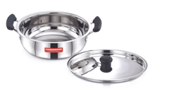 Sowbaghya Stainless Steel Deep Kadai-1