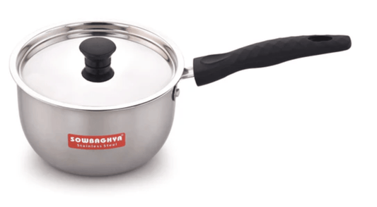 SS Saucepan with lid - 1 Ltr Sowbaghya