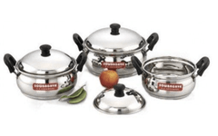 Ultima IB Stainless Steel 6Pcs Cook 'n' Serve Pot Sowbaghya-1