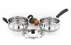 Ultima Induction Base Stainless Steel 3Pcs Gift Set Sowbaghya-1