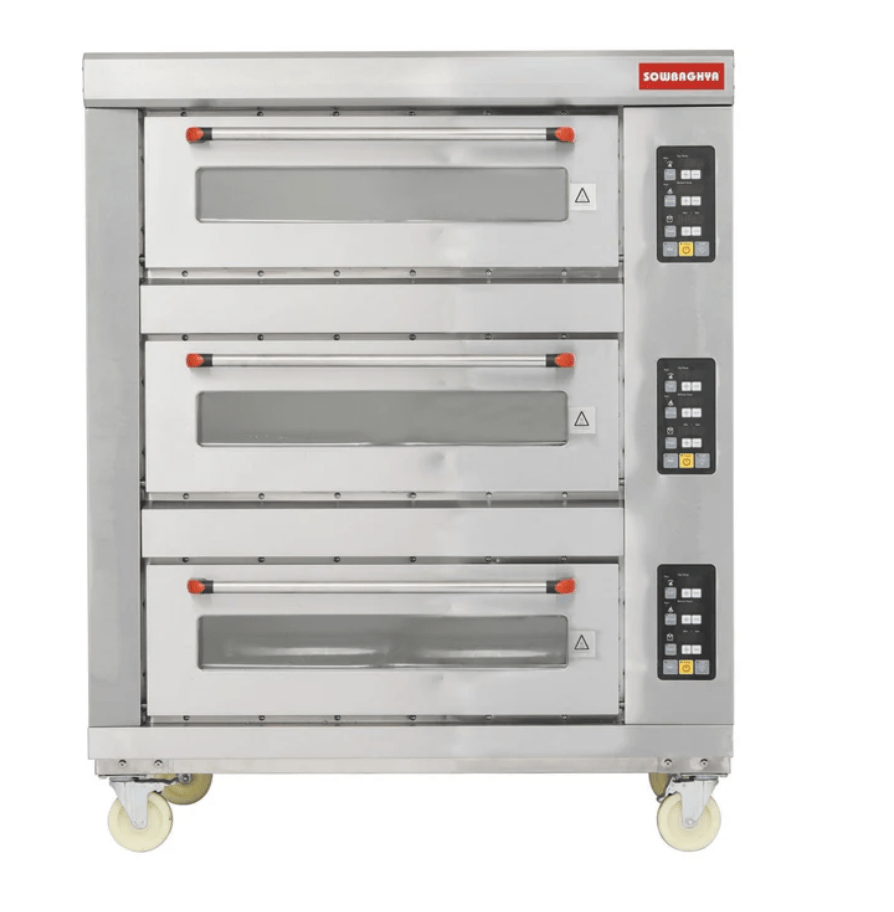 pizza oven triple deck 4ft sowbaghya