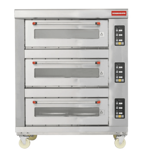 pizza oven triple deck 4ft sowbaghya