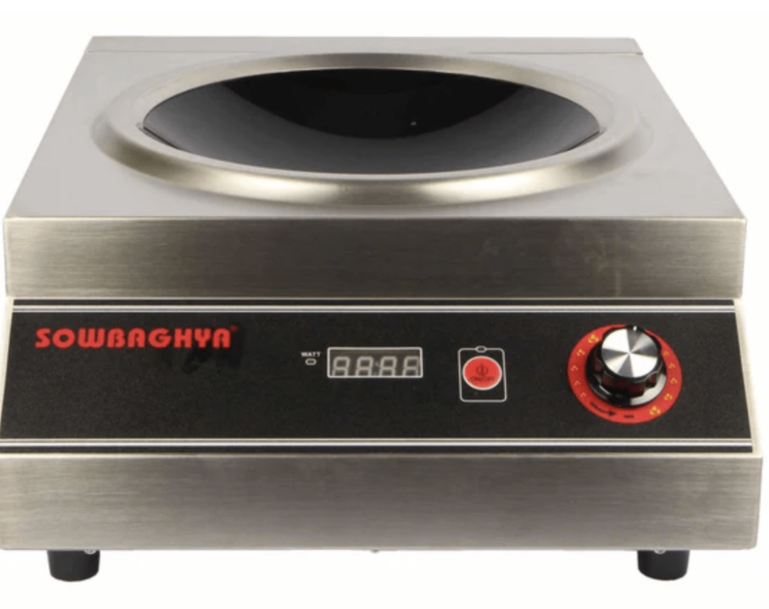 commercial wok induction stove 5000w sowbaghya