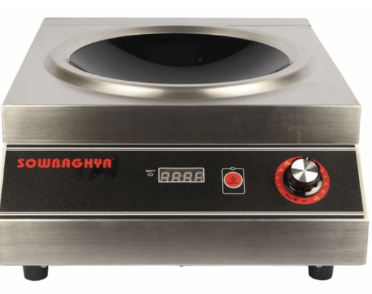 commercial wok induction stove 5000w sowbaghya