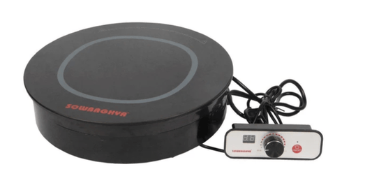 commercial in built buffet induction stove 2500w remote round type sowbaghya