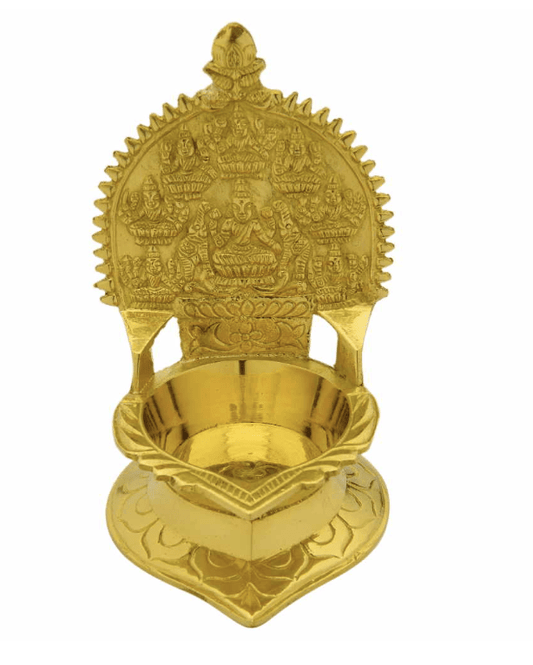 பித்தளை அஸ்தலட்சுமி விளக்கு நடுத்தரம்