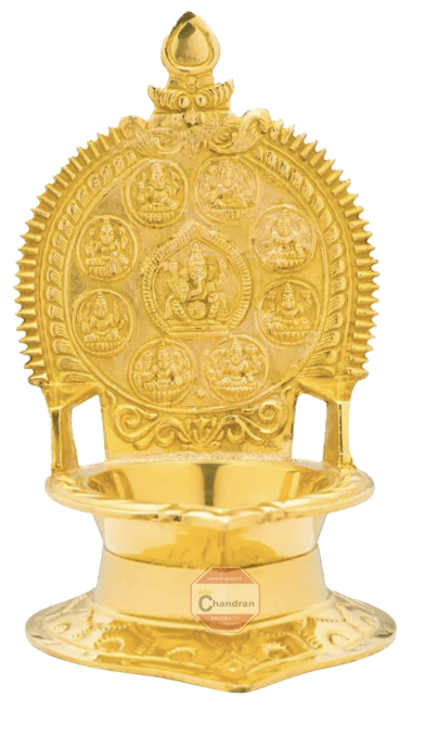 Brass Astalakshmi Vilakku Small-1