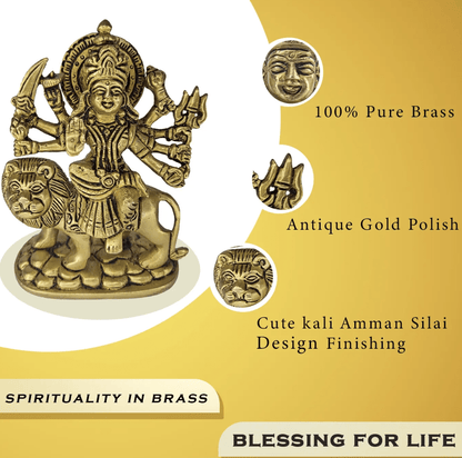 Brass Kali Amman Silai