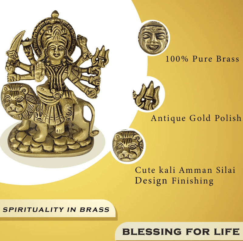 Brass Kali Amman Silai-2