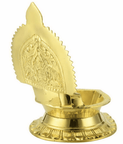 Brass Kamatchi Vilakku Medium-2