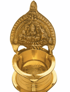 Brass Kamatchi Vilakku Mini-1