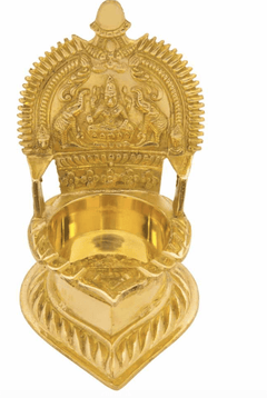 Brass Kamatchi Vilakku Small-1