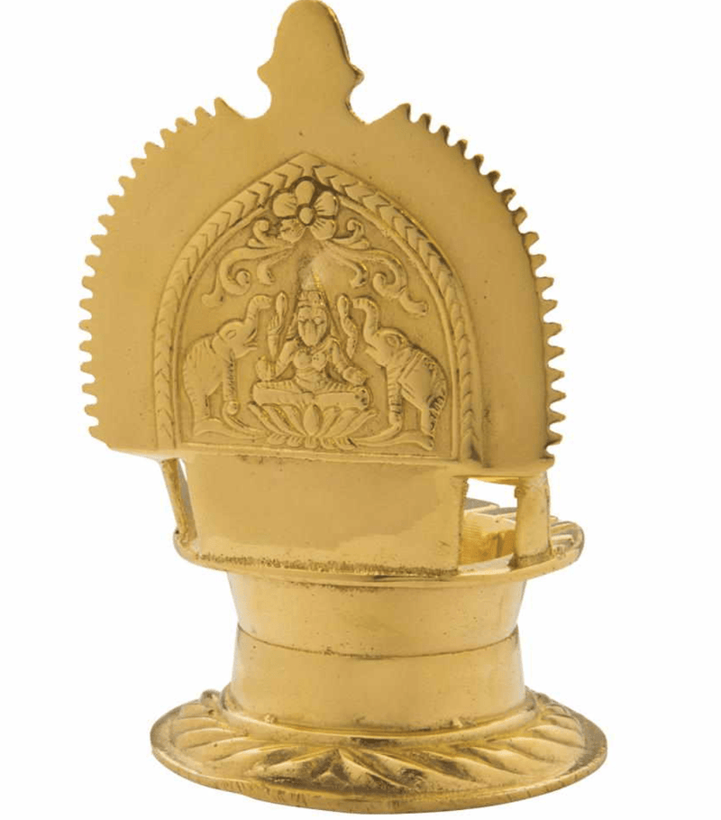 Brass Kamatchi Vilakku Small-2