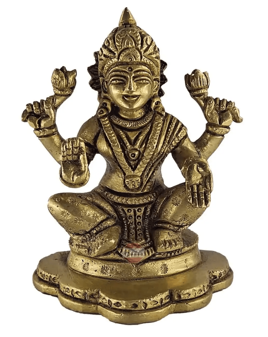 Brass lakshmi Statue