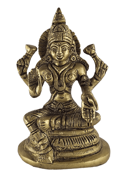 Brass Mahalakshmi Statue