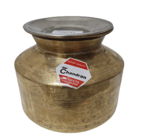 Brass Pongal Pot big-1