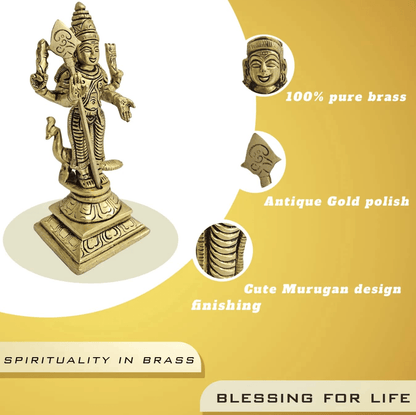 Brass Murugan Silai
