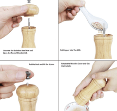 Wooden Pepper Mill Big-2