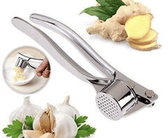 Stainless Steel Garlic Crusher Presser Garlic Press Multi-Function Manual Portable Garlic Crusher Ginger Mincer Easy to use-1
