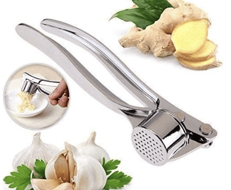 Stainless Steel Garlic Crusher Presser Garlic Press Multi-Function Manual Portable Garlic Crusher Ginger Mincer Easy to use-1
