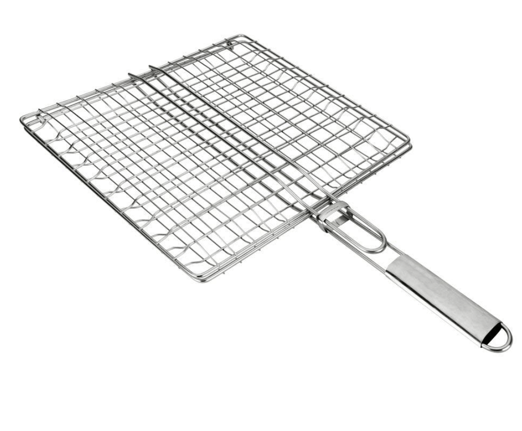 Stainless Steel Barbeque Grill With Handle