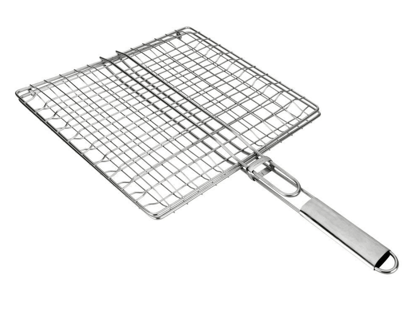 Stainless Steel Barbeque Grill With Handle-1