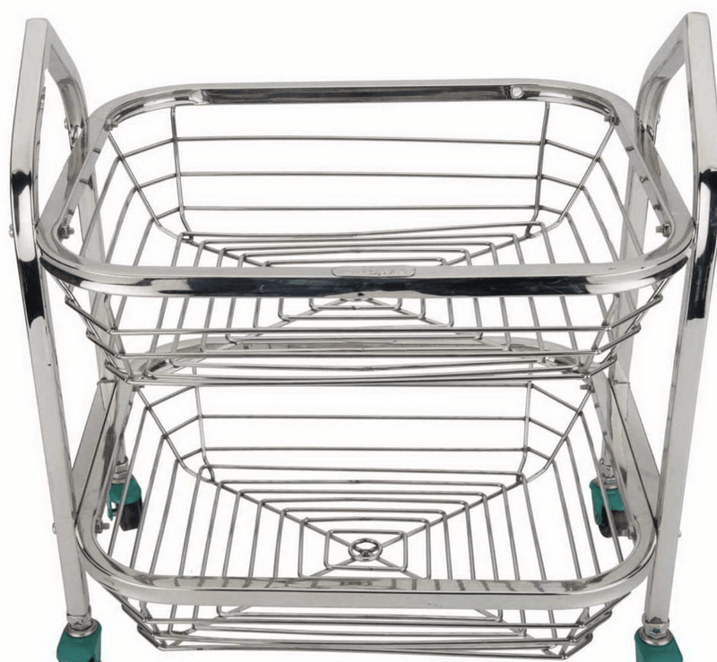 Stainless Steel Fruit Trolley 2 Step-1