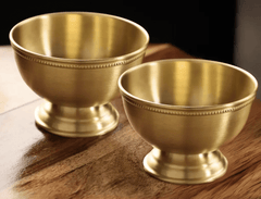Brass Serving Bowls 150ml Set of 2-1