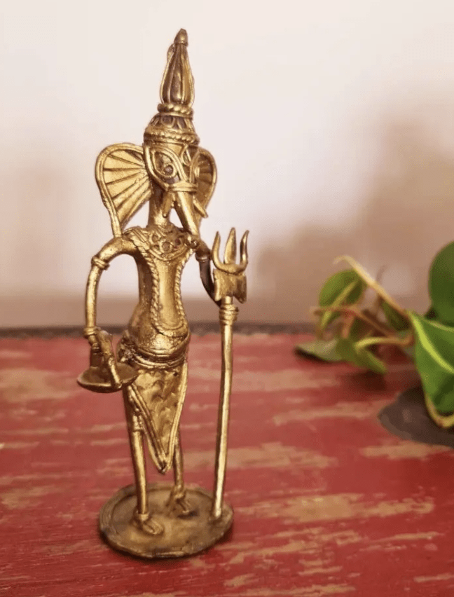 தோக்ரா உலோக கையால் செய்யப்பட்ட விநாயகர் கண்காட்சி-1