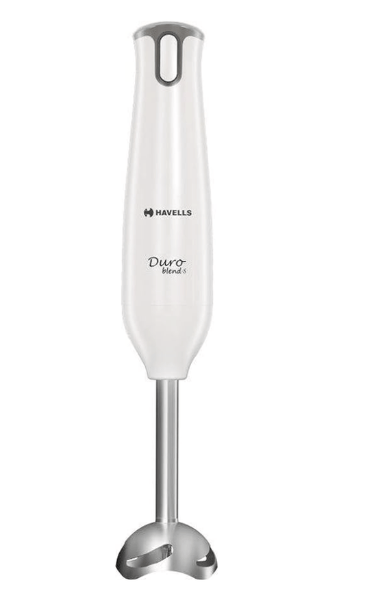 Havells Duro Blend - S Low Noise 300 Watt Hand Blender With Detachable Stainless Steel Stem, Double Bush,Copper Motor & 2 Years Warranty, 300 Watt