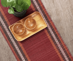 Handmade Dining Table Runner | Eco-Friendly Tableware Sustainably Handwoven from Natural Grass-1