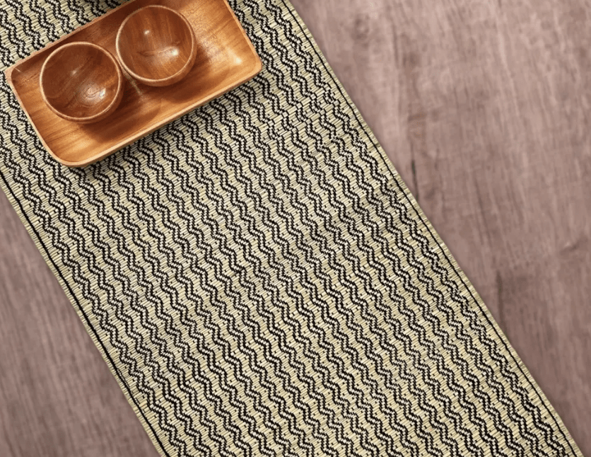 Handmade Dining Table Runner | Eco-Friendly Tableware Sustainably Handwoven from Natural Grass