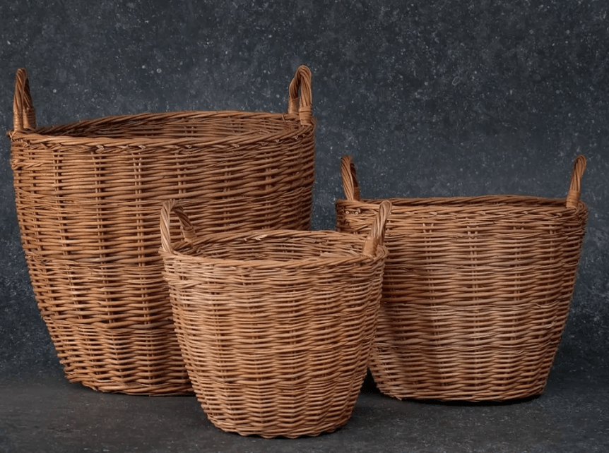 Indoor Planters Made With Wicker From The Willow Tree | Small | Sustainable And Eco Friendly | Handmade In India