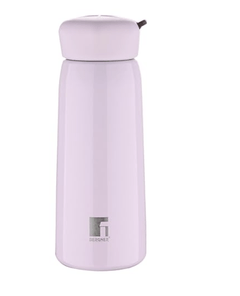 Bergner Walking 400 ml Thermo Steel Bottle/Flask, Hot/Cold, Vacuum Insulated, For Water/Coffee/Tea/Soup/Juice, Use in Office/Commute/Sports/Travel, Wide Mouth Insulated Lid, Pink/Shampoo, Rust/Leak Proof-1
