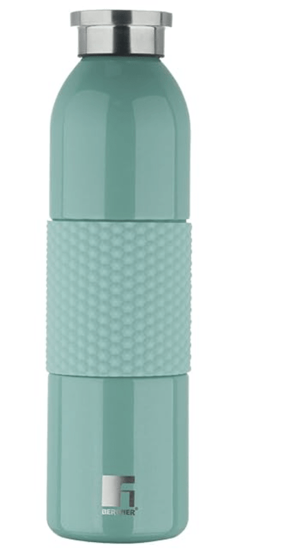 Bergner Walking Mid Grip Thermosteel Hot and Cold 600 ml Flask, Double Walled, Bottle with Copper Inside Body & Twist Cap