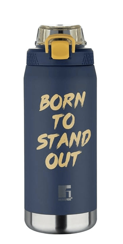 Bergner Walking 1100 ml Thermo Steel Bottle/Flask, Hot/Cold, Vacuum Insulated