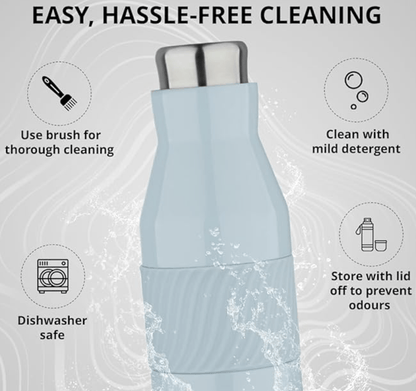 Bergner Walking 600 ml Thermo Steel Bottle/Flask, Hot/Cold, Vacuum Insulated