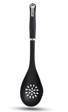 BERGNER Master Pro Nylon Slotted Spoon (Black), Standard-1
