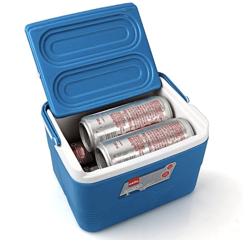 Cello Chiller Ice Packs | Standard Size for Travel Party Bar Ice Cubes | Cold Drinks | Medical Purpose | 8 litres, Green