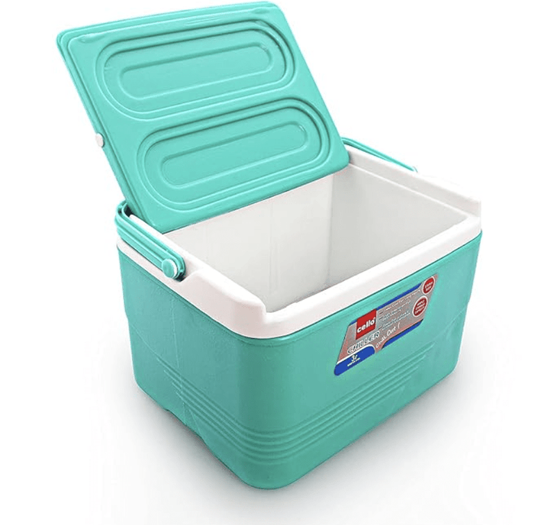 Cello Chiller Ice Packs | Standard Size for Travel Party Bar Ice Cubes | Cold Drinks | Medical Purpose | 8 litres, Green-3