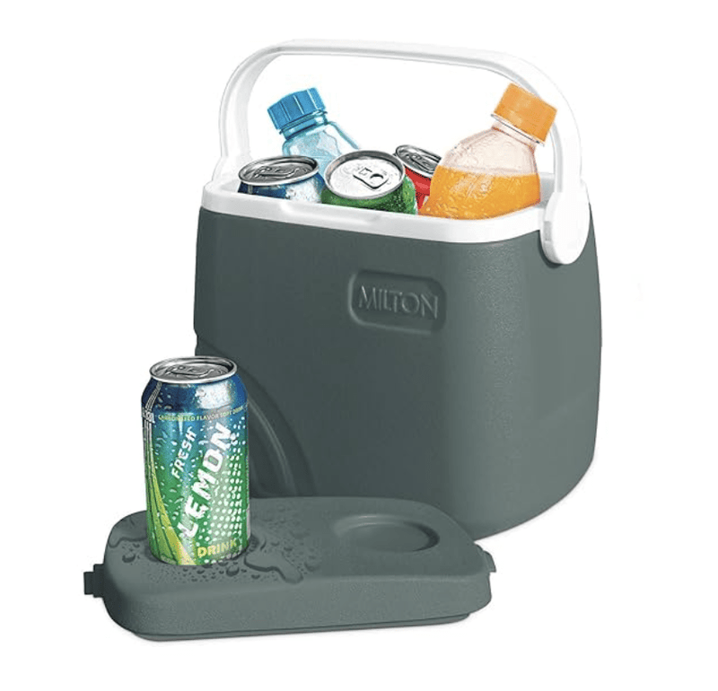 Milton Super Chill 8 Insulated Ice Pail 7.4 litres, Dark Green, Ice Box, Ice Storage Bucket, Food Box Fresh Food and Beverage Storage, Medical Purpose Storage-1