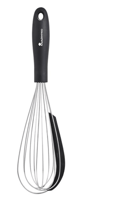 சமையலறைக்கான BERGNER Master Pro 2-in-1 ஸ்டெயின்லெஸ் ஸ்டீல் பலூன் விஸ்க் (கருப்பு) -1