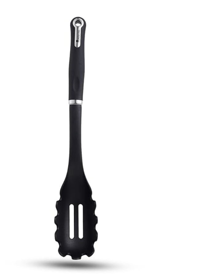 बर्गनर मास्टर प्रो नायलॉन स्पेगेटी चम्मच (काला) 