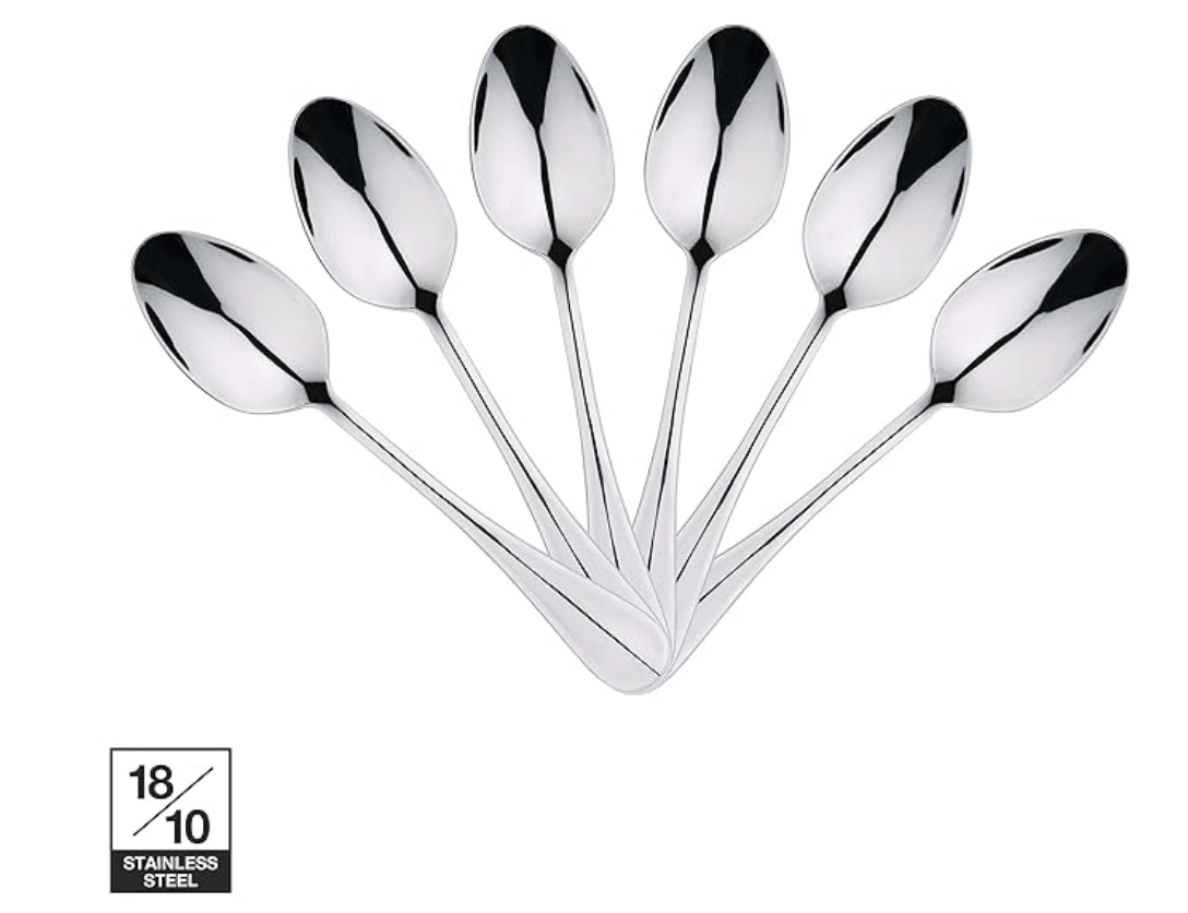Bergner Baguette 6 Pcs Stainless Steel Table Spoon Set