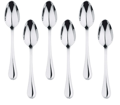 Bergner Crown 6 Pcs Stainless Steel Dessert Spoon Set-1