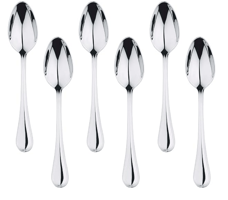 Bergner Crown 6 Pcs Stainless Steel Dessert Spoon Set-1