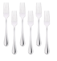 Bergner Crown 6 Pcs Stainless Steel Table Fork Set-1