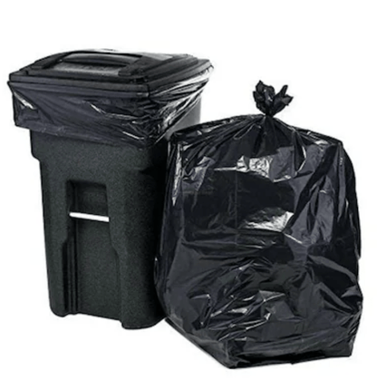 120 லிட்டர் டிஸ்போசபிள் குப்பை குப்பை கழிவு டஸ்ட்பினை மூடிகள் 35x45 அங்குலம் (10 பேக்)