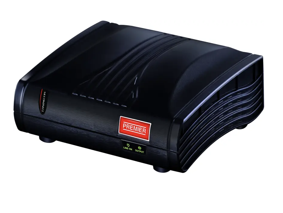 प्रीमियर 1 Kva मल्टीकनेक्ट LED स्टेबलाइजर 32" से 72 इंच सामान्य और स्मार्ट और एंड्रॉइड टीवी (काला)