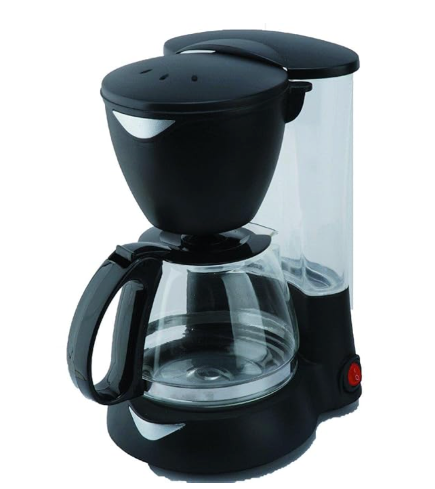 Premier Coffee Maker MD205 | 550W Drip Coffee Maker | 6 Cup Capacity | Stainless Steel Body | Espresso Maker | Compact Coffee Machine for Home & Office | 1 Year Warranty